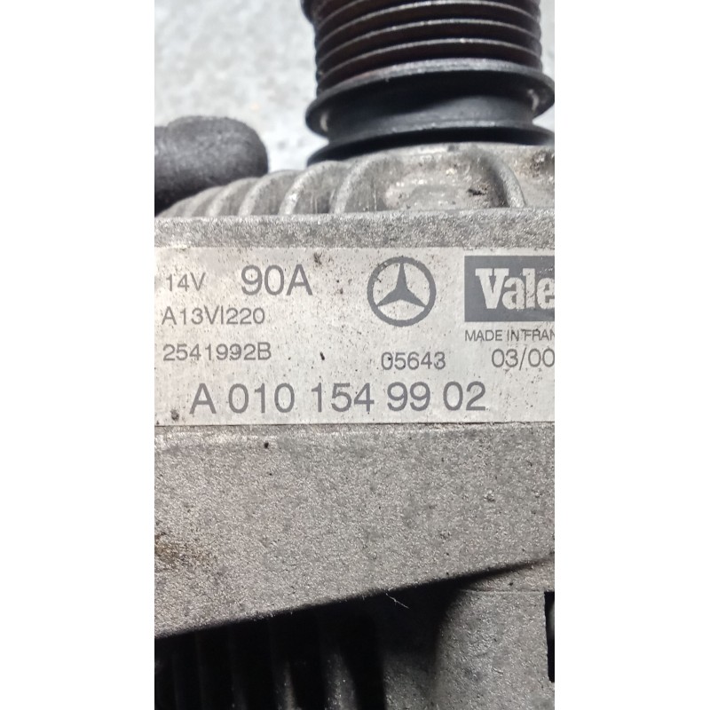 Recambio de alternador para mercedes-benz clase clk (w208) coupe 200 (208.335) referencia OEM IAM A0101549902 90A 90A