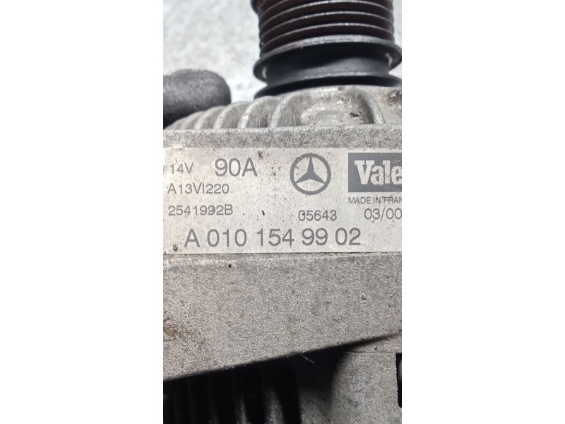 Recambio de alternador para mercedes-benz clase clk (w208) coupe 200 (208.335) referencia OEM IAM A0101549902 90A 90A