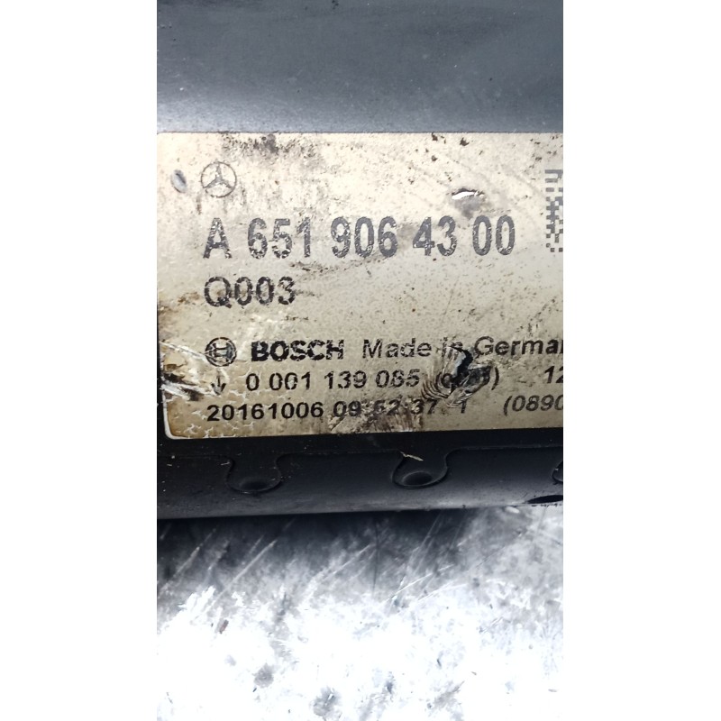 Recambio de motor arranque para mercedes-benz sprinter 3,5-t furgoneta (b906) 314 cdi (906.631, 906.633, 906.635, 906.637) refer