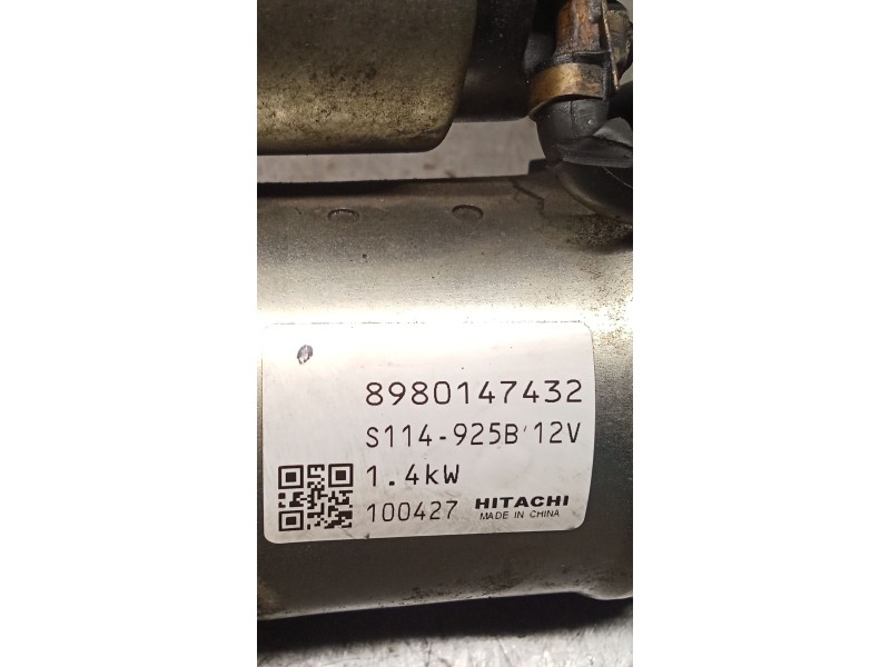 Recambio de motor arranque para opel astra j lim. cosmo referencia OEM IAM 8980147432  