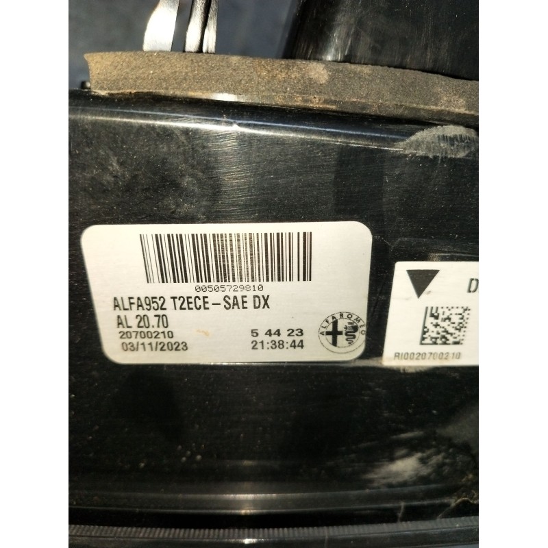 Recambio de piloto trasero derecho interior para alfa romeo giulia (952_) 2.2 d q4 (952aha45, 952ama4) referencia OEM IAM T2ECES