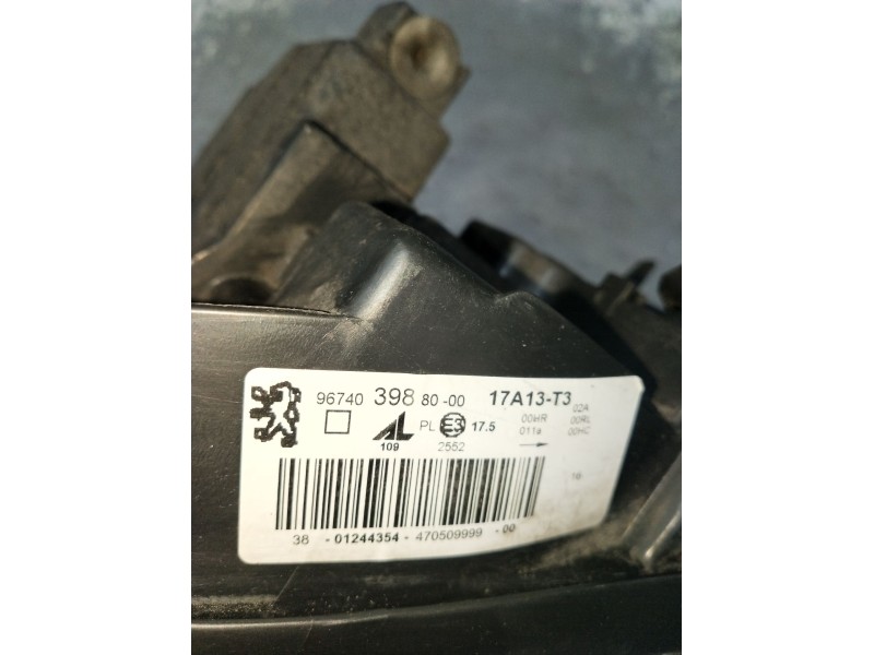 Recambio de faro izquierdo para peugeot 308 access referencia OEM IAM 9674039880  