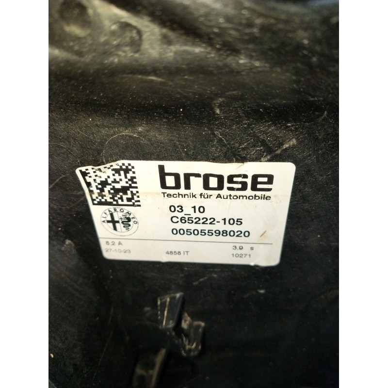 Recambio de elevalunas delantero derecho para alfa romeo giulia (952_) 2.2 d q4 (952aha45, 952ama4) referencia OEM IAM C65222105