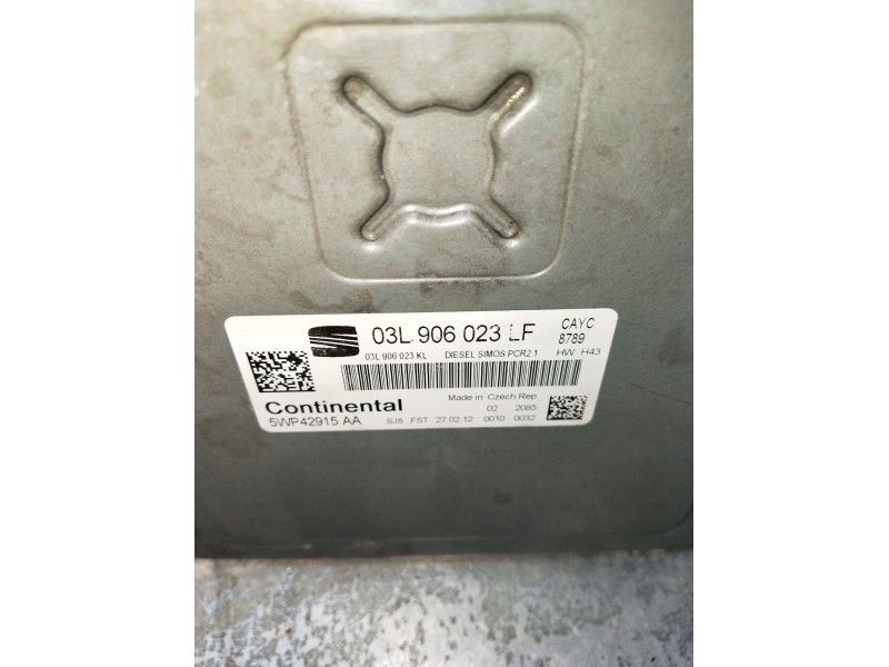 Recambio de centralita motor uce para seat leon (1p1) style copa referencia OEM IAM 5WP42915AA 03L906023LF 03L906023KL