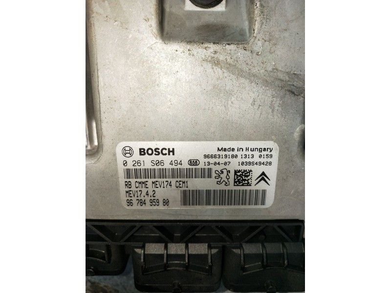 Recambio de centralita motor uce para peugeot 308 access referencia OEM IAM 0261S06494 9678495980 1039S49428