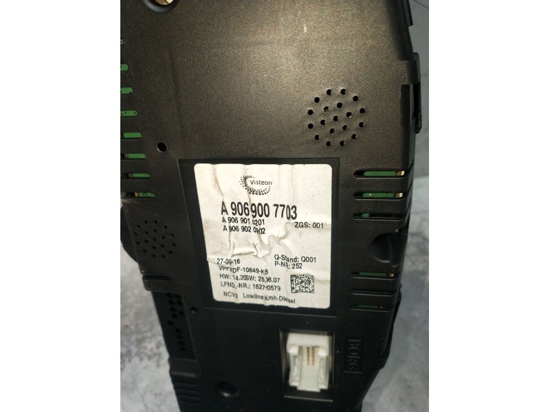 Recambio de cuadro instrumentos para mercedes-benz sprinter 3,5-t furgoneta (b906) 314 cdi (906.631, 906.633, 906.635, 906.637) 