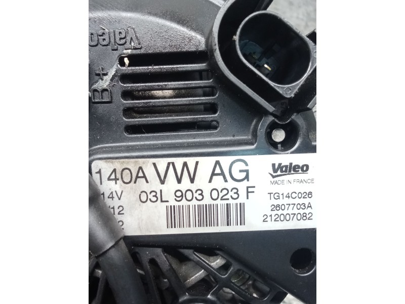 Recambio de alternador para seat leon (1p1) style copa referencia OEM IAM 03L903023F 140A 