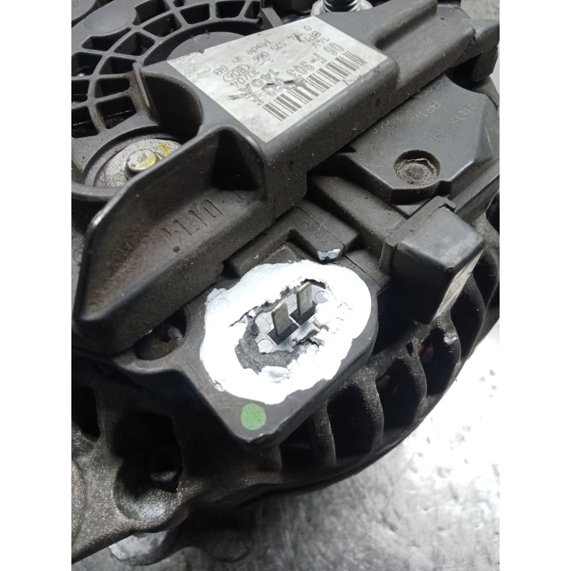 Recambio de alternador para volkswagen golf v berlina (1k1) 1.9 tdi referencia OEM IAM 06F903023F 0124525066 140A