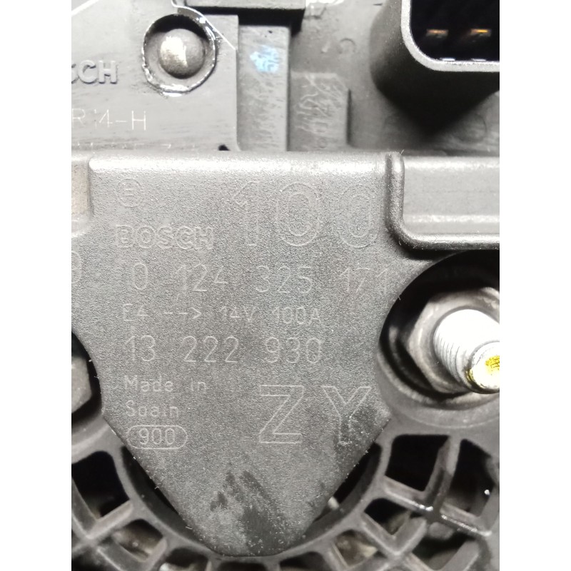 Recambio de alternador para opel corsa d cosmo referencia OEM IAM 0124325171 13222930 100A