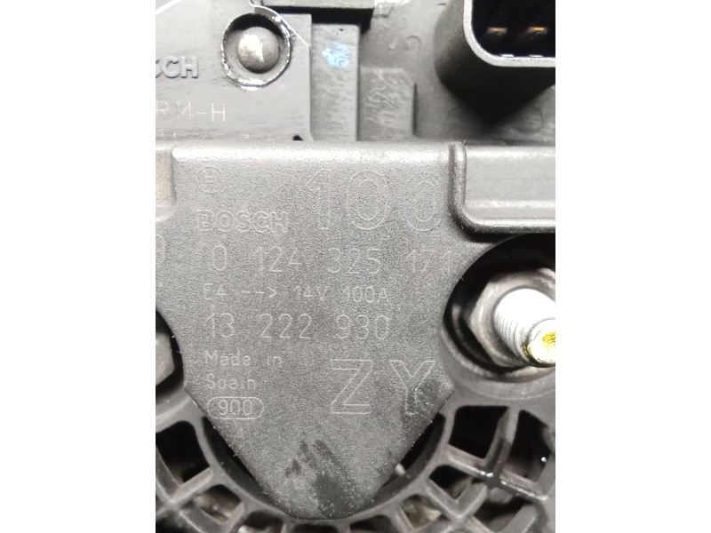 Recambio de alternador para opel corsa d cosmo referencia OEM IAM 0124325171 13222930 100A