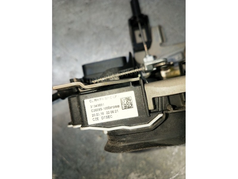 Recambio de motor cierre centralizado delantero derecho para volvo xc40 (536) d4 awd referencia OEM IAM 31349891 5P 