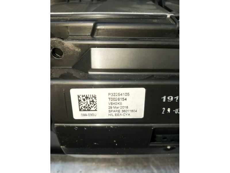 Recambio de cuadro instrumentos para volvo xc40 (536) d4 awd referencia OEM IAM P32254105 T0026154 DIGITAL