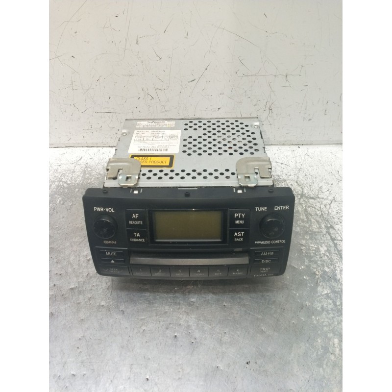 Recambio de sistema audio / radio cd para toyota corolla (_e12_) 1.4 d (nde120_) referencia OEM IAM 8612002380 CQTS7471LC 
