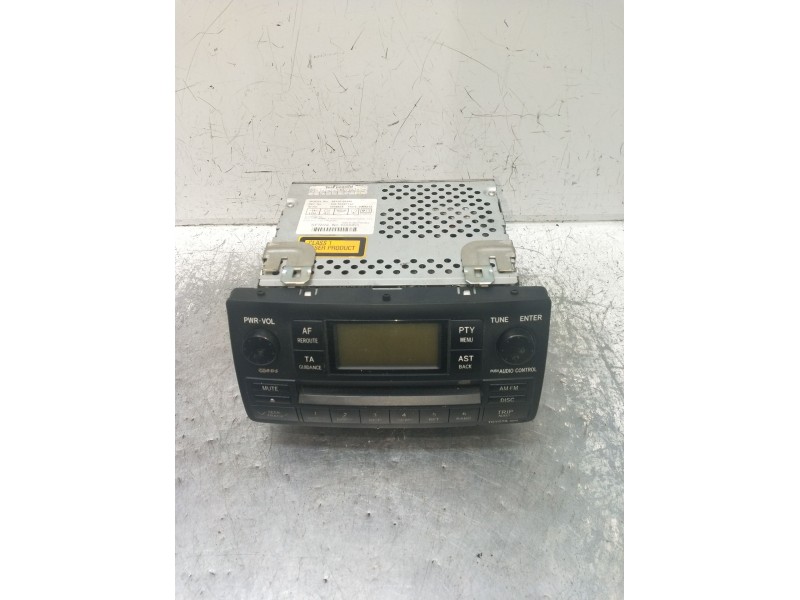 Recambio de sistema audio / radio cd para toyota corolla (_e12_) 1.4 d (nde120_) referencia OEM IAM 8612002380 CQTS7471LC 