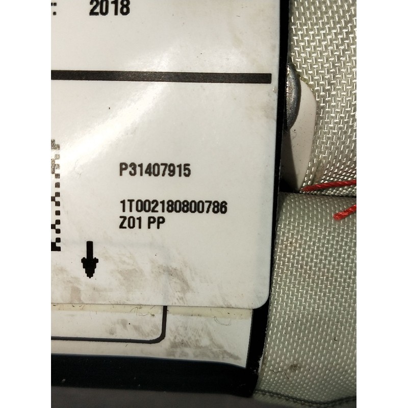 Recambio de airbag cortina delantero derecho para volvo xc40 (536) d4 awd referencia OEM IAM P31407915  