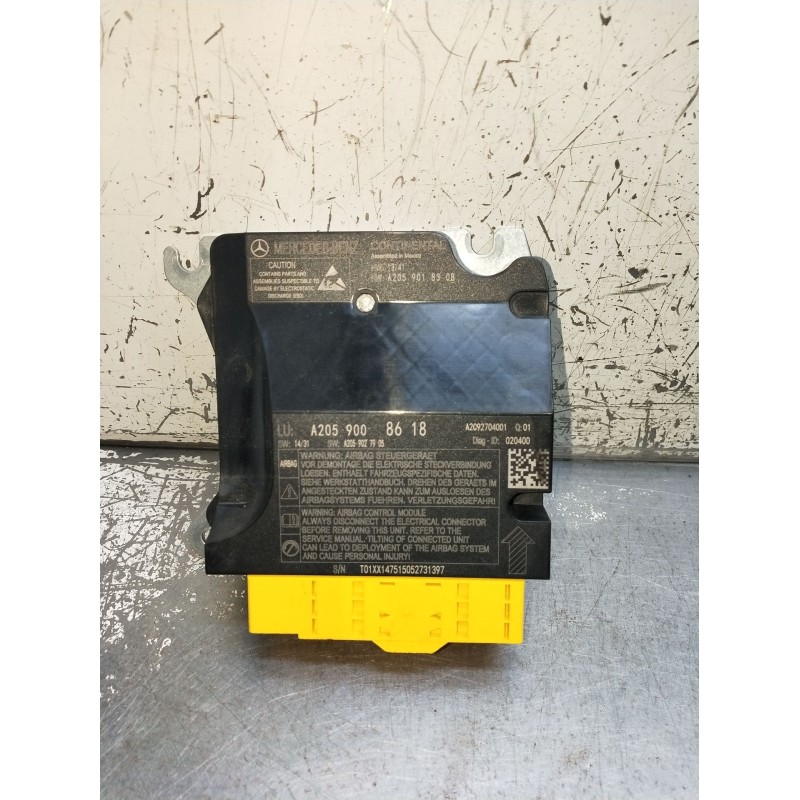 Recambio de kit airbag para mercedes-benz clase c (w205) c 400 4-matic (205.066) referencia OEM IAM   