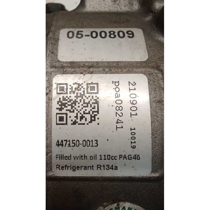 Recambio de compresor aire acondicionado para renault megane iii hatchback (bz0/1_, b3_) 1.9 dci (bz0n, bz0j) referencia OEM IAM