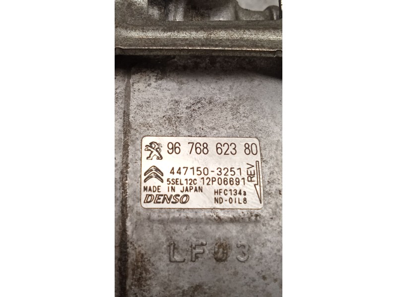 Recambio de compresor aire acondicionado para peugeot 308 access referencia OEM IAM 9676862380 4471503251 