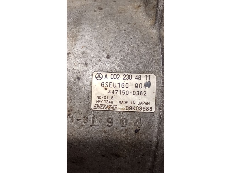 Recambio de compresor aire acondicionado para mercedes-benz clase a (w169) a 180 cdi (169.007, 169.307) referencia OEM IAM A0022