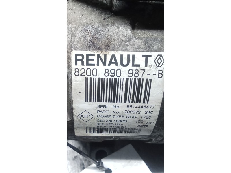 Recambio de compresor aire acondicionado para renault laguna iii authentique referencia OEM IAM 8200890987  