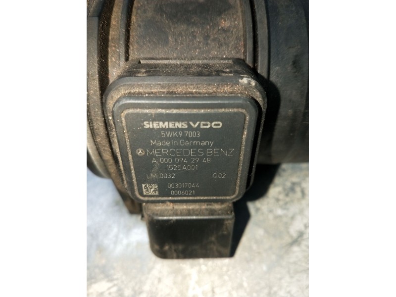 Recambio de caudalimetro para mercedes-benz clase a (w169) a 180 cdi (169.007, 169.307) referencia OEM IAM A0000942948 1525A001 