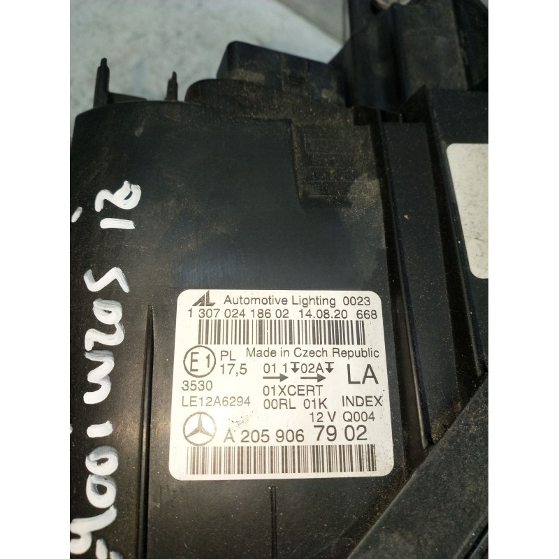Recambio de faro izquierdo para mercedes-benz clase c (w205) c 400 4-matic (205.066) referencia OEM IAM A2059067902 130702418602