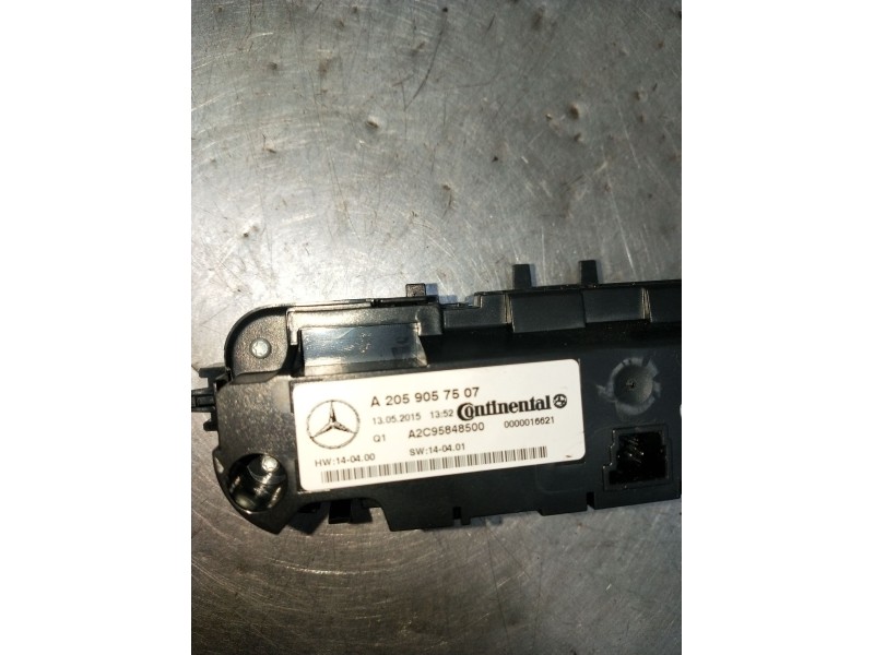 Recambio de mando multifuncion para mercedes-benz clase c (w205) c 400 4-matic (205.066) referencia OEM IAM A2059057807 A2C95848
