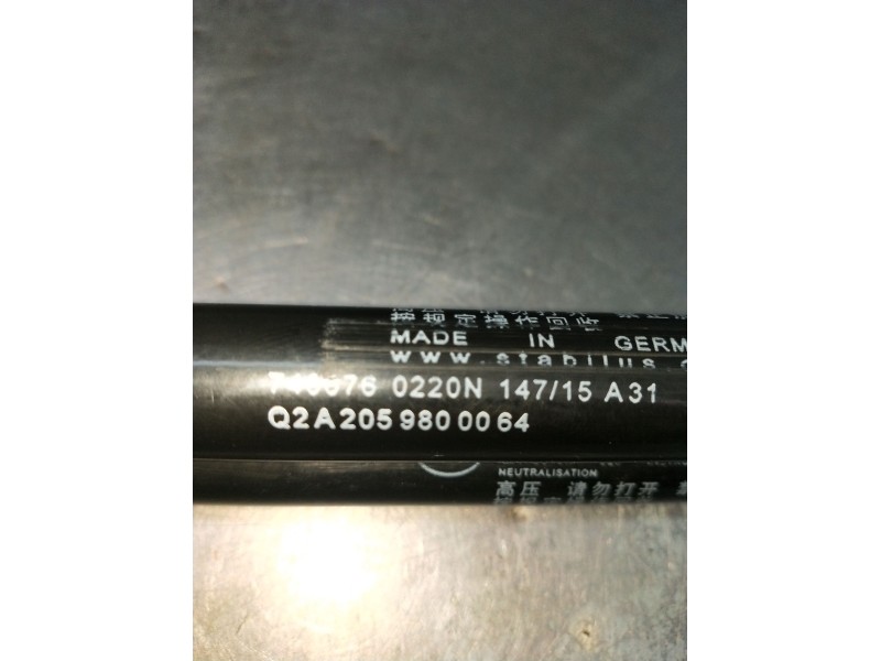 Recambio de amortiguadores capo para mercedes-benz clase c (w205) c 400 4-matic (205.066) referencia OEM IAM A2059800064  