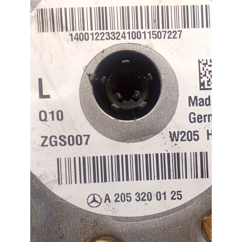 Recambio de amortiguador trasero izquierdo para mercedes-benz clase c (w205) c 400 4-matic (205.066) referencia OEM IAM A2053200