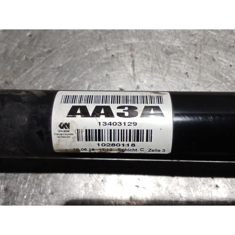 Recambio de transmision delantera derecha para opel astra k (b16) 1.6 cdti (68) referencia OEM IAM   