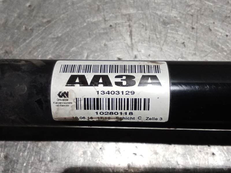 Recambio de transmision delantera derecha para opel astra k (b16) 1.6 cdti (68) referencia OEM IAM   