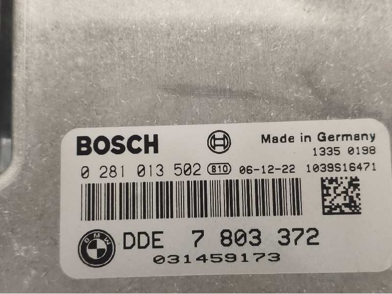 Recambio de centralita motor uce para bmw serie 3 berlina (e90) 318d referencia OEM IAM 0281013502 7803372 13617808124 BOSCH