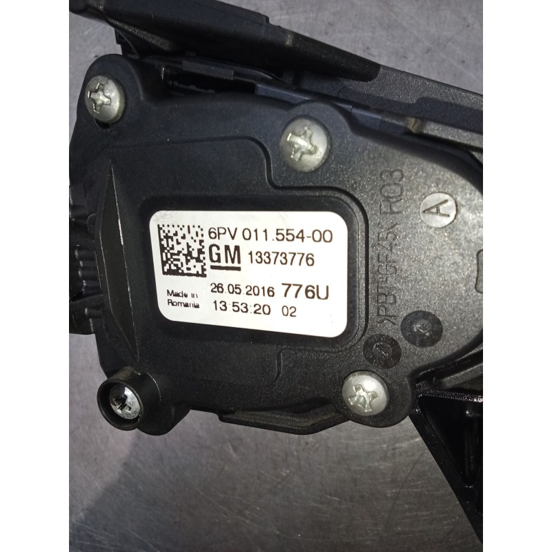 Recambio de potenciometro pedal para opel astra k (b16) 1.6 cdti (68) referencia OEM IAM 6PV01155400 13373776 