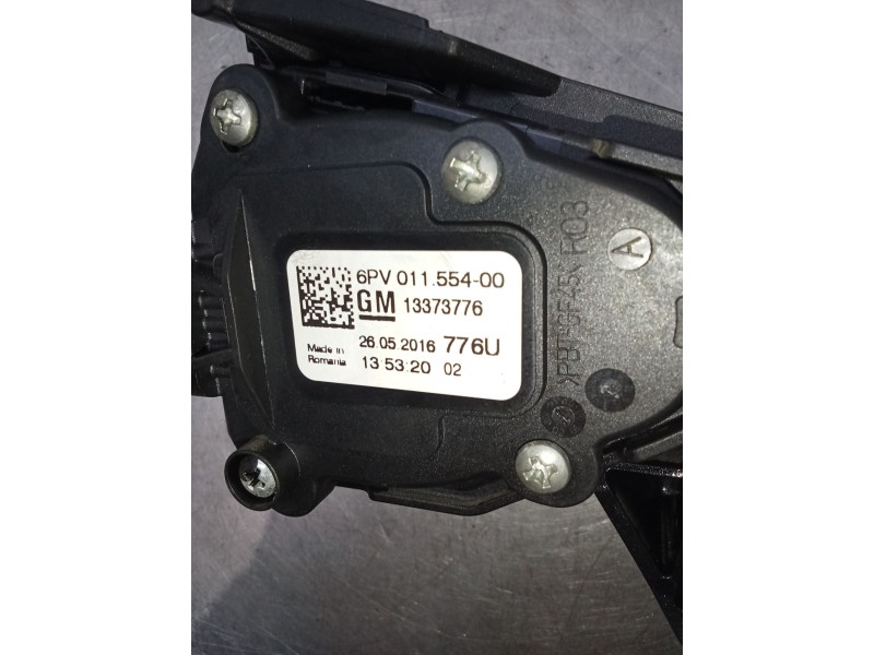 Recambio de potenciometro pedal para opel astra k (b16) 1.6 cdti (68) referencia OEM IAM 6PV01155400 13373776 