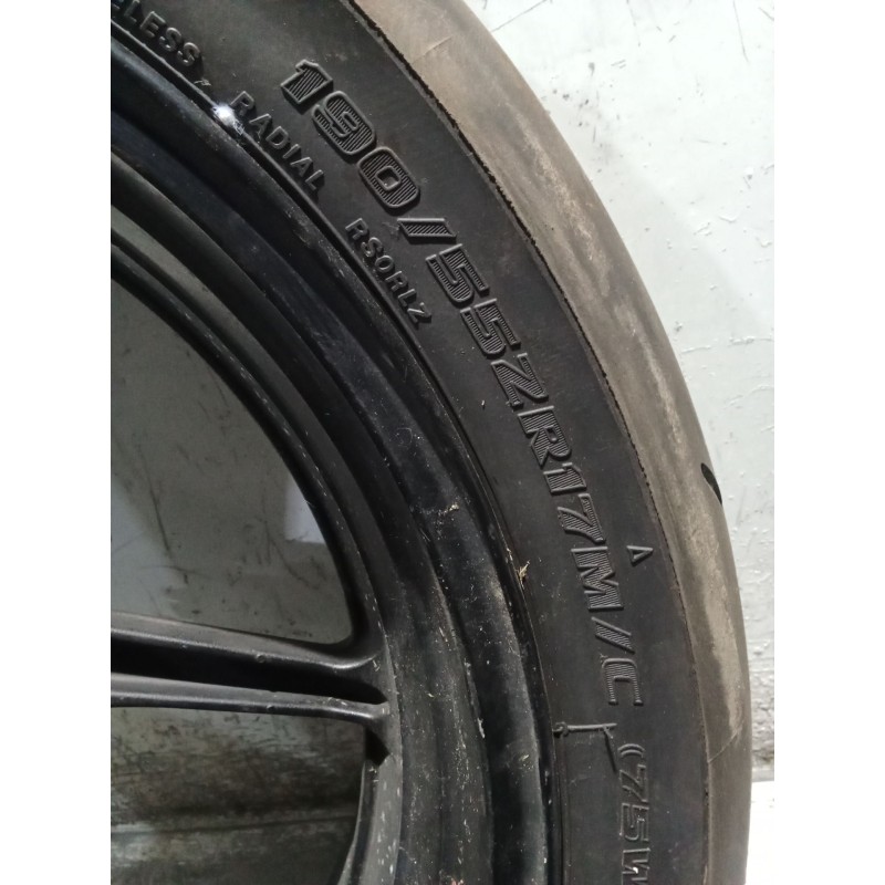 Recambio de llanta para kawasaki ninja zx-6 r/rr ninja zx-6r  (2007--) referencia OEM IAM 190 55 17  LLANTA COMPLETA TRASERA