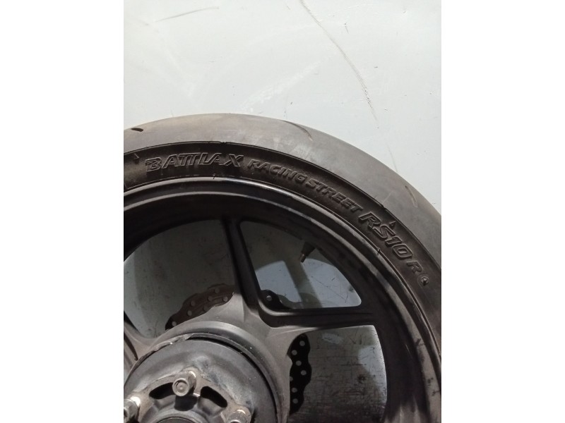 Recambio de llanta para kawasaki ninja zx-6 r/rr ninja zx-6r  (2007--) referencia OEM IAM 190 55 17  LLANTA COMPLETA TRASERA