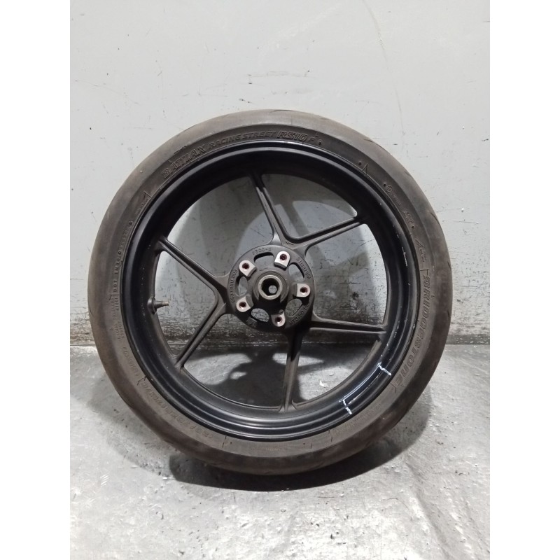 Recambio de llanta para kawasaki ninja zx-6 r/rr ninja zx-6r  (2007--) referencia OEM IAM 120 70 17  LLANTA DELANTERA COMPLETA