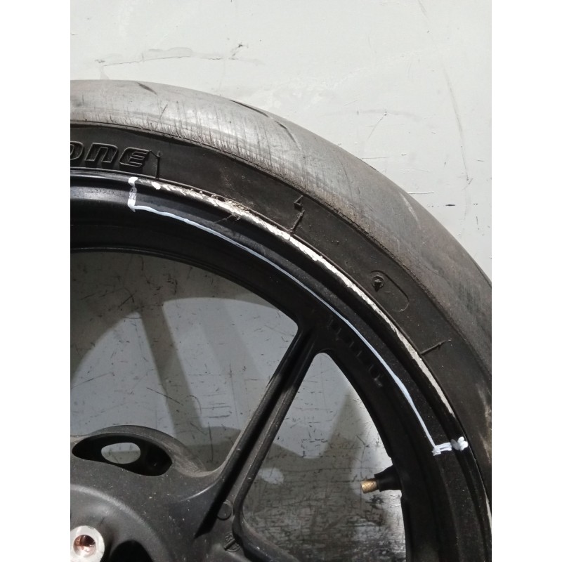 Recambio de llanta para kawasaki ninja zx-6 r/rr ninja zx-6r  (2007--) referencia OEM IAM 120 70 17  LLANTA DELANTERA COMPLETA
