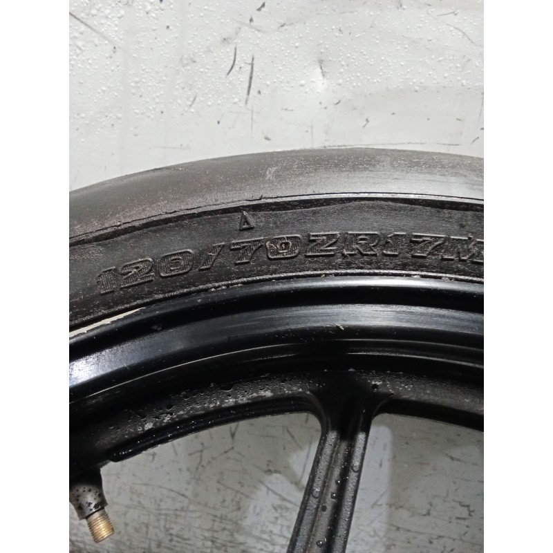 Recambio de llanta para kawasaki ninja zx-6 r/rr ninja zx-6r  (2007--) referencia OEM IAM 120 70 17  LLANTA DELANTERA COMPLETA