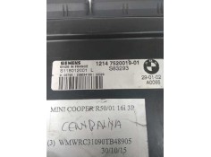 Recambio de centralita motor uce para bmw mini (r50,r53) 1.6 16v cat referencia OEM IAM S118012001L 1214752001901 S83293 2