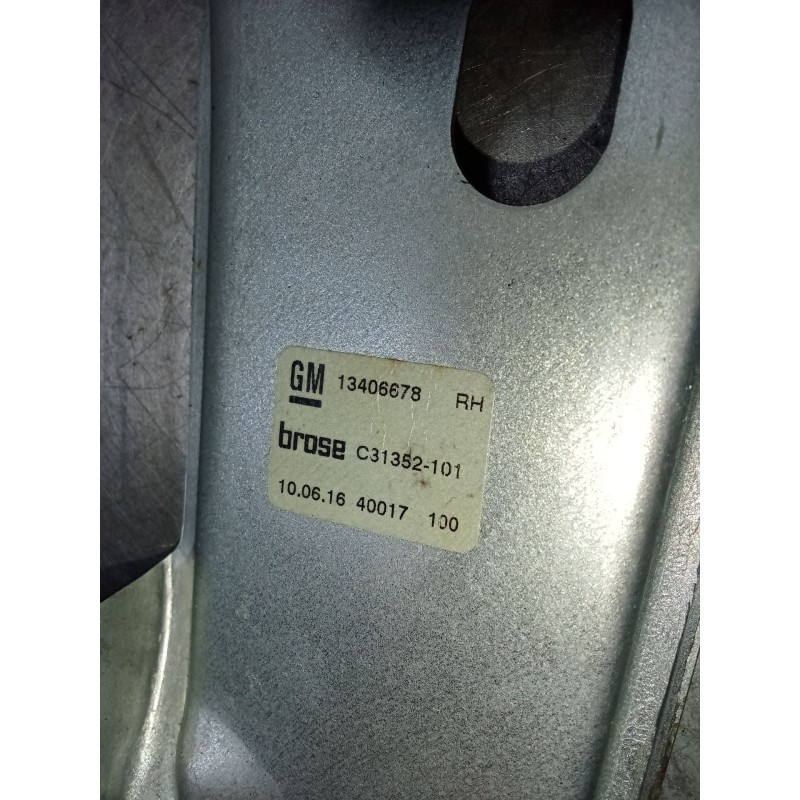 Recambio de elevalunas trasero derecho para opel astra k (b16) 1.6 cdti (68) referencia OEM IAM C31352101 5P 13406678