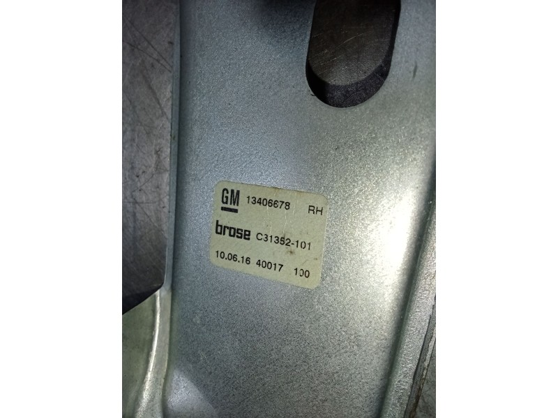 Recambio de elevalunas trasero derecho para opel astra k (b16) 1.6 cdti (68) referencia OEM IAM C31352101 5P 13406678