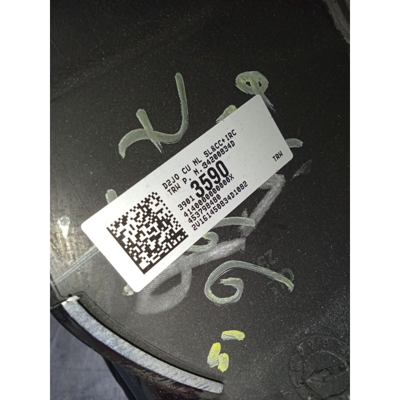 Recambio de volante para opel astra k (b16) 1.6 cdti (68) referencia OEM IAM 39013590 453798480 