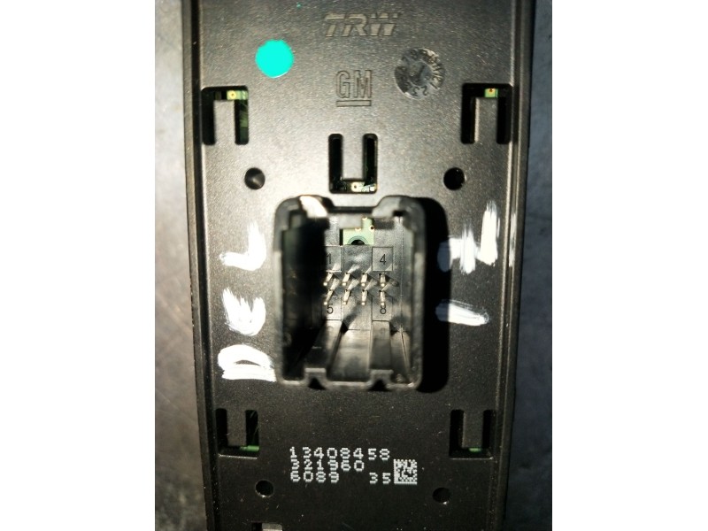 Recambio de mando elevalunas delantero izquierdo para opel astra k (b16) 1.6 cdti (68) referencia OEM IAM 13408458 321960 5P