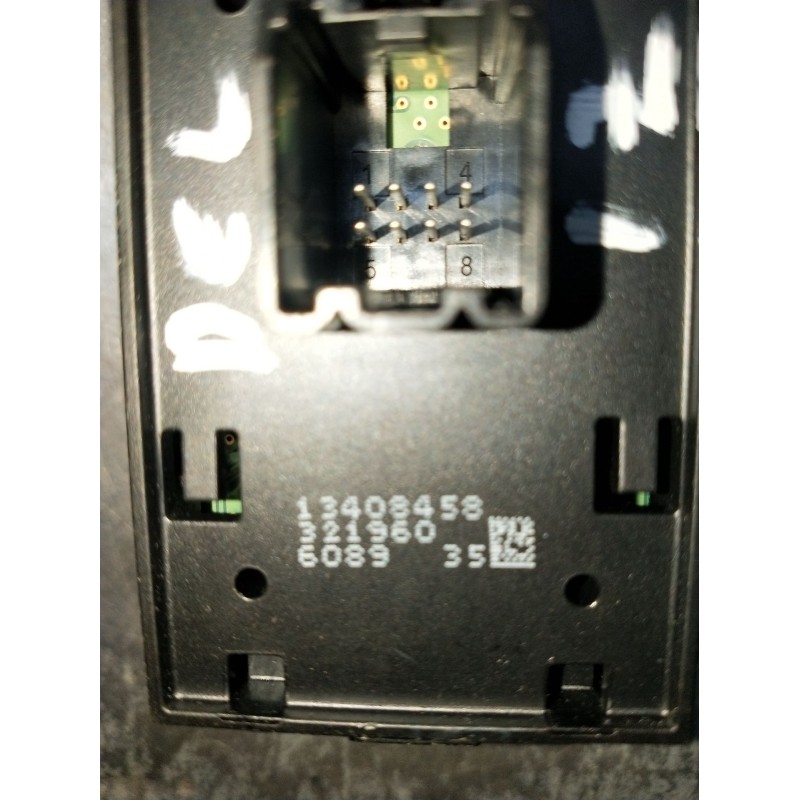 Recambio de mando elevalunas delantero izquierdo para opel astra k (b16) 1.6 cdti (68) referencia OEM IAM 13408458 321960 5P