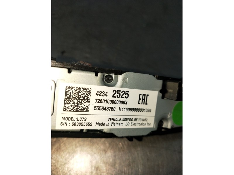 Recambio de mando multifuncion para opel astra k (b16) 1.6 cdti (68) referencia OEM IAM 555343750 42342525 