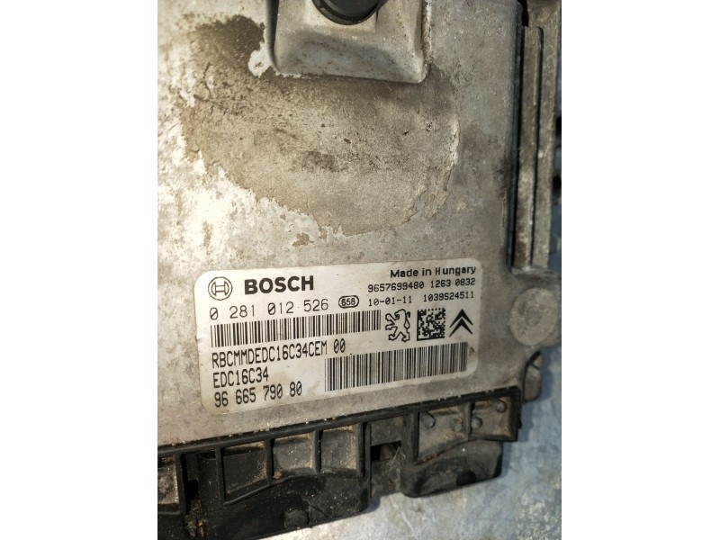 Recambio de centralita motor uce para peugeot 206+ referencia OEM IAM   