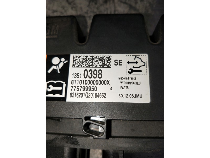 Recambio de kit airbag para opel astra k lim. 5türig referencia OEM IAM 13510398 8110100000000X 775799950 VER FOTOS