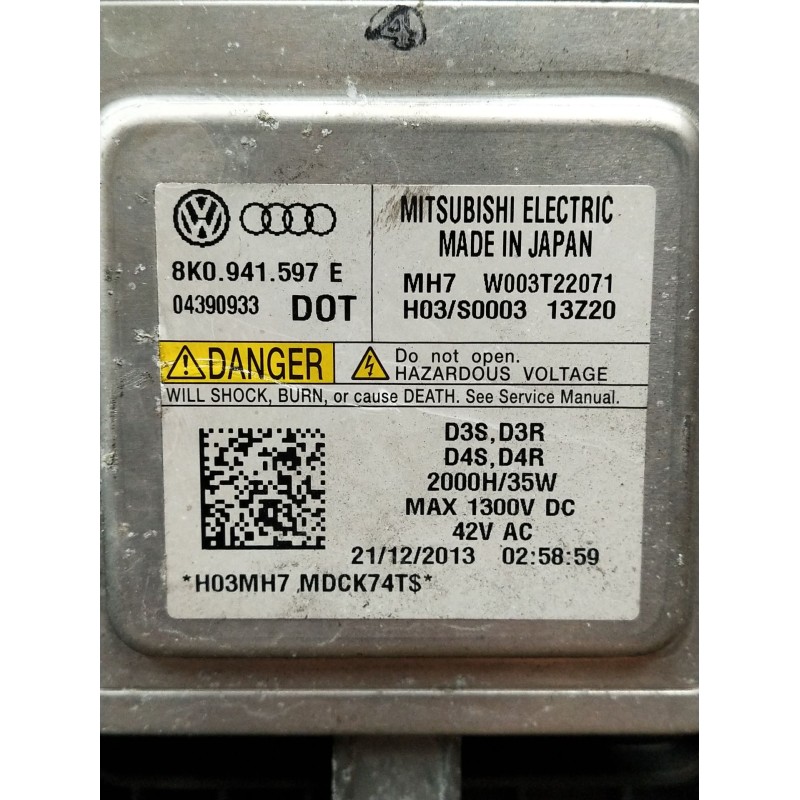 Recambio de faro derecho para volkswagen tiguan (5n_) 2.0 tdi referencia OEM IAM 4H0941329 XENON 5DF01011410AM