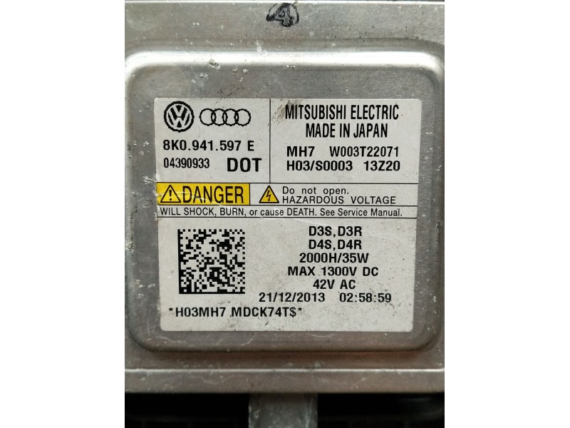 Recambio de faro derecho para volkswagen tiguan (5n_) 2.0 tdi referencia OEM IAM 4H0941329 XENON 5DF01011410AM